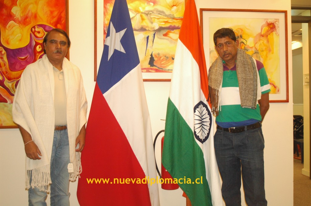 Dos exploradores Indios, Akhil Bakshi y Dr.Rajendra Jain